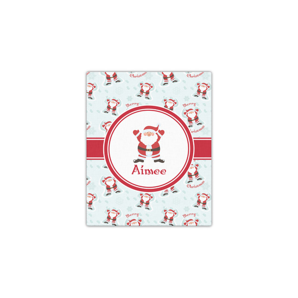 Santa Clause Making Snow Angels 11x14 - Canvas Print - Front View