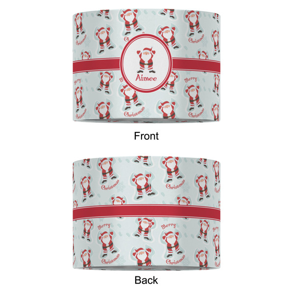Santa Clause Making Snow Angels 12" Drum Lampshade - APPROVAL (Fabric)