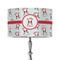 Santa Clause Making Snow Angels 12" Drum Lamp Shade - Poly-film (Personalized)