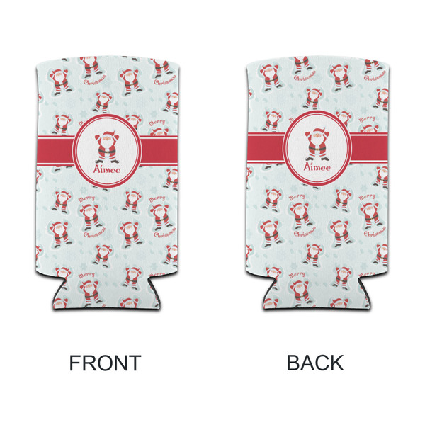 Santa Clause Making Snow Angels 12oz Tall Can Sleeve - APPROVAL