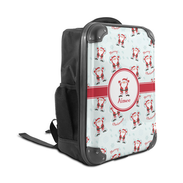 Santa Clause Making Snow Angels 15" Backpack - ANGLE VIEW