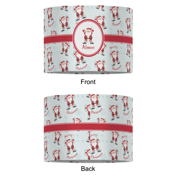 Santa Clause Making Snow Angels 16" Drum Lampshade - APPROVAL (Fabric)