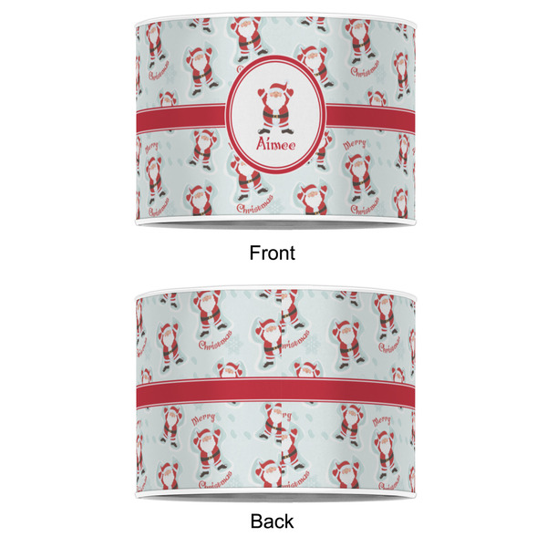 Santa Clause Making Snow Angels 16" Drum Lampshade - APPROVAL (Poly Film)