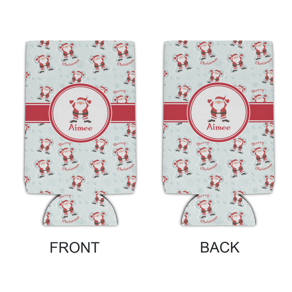 Santa Clause Making Snow Angels 16oz Can Sleeve - APPROVAL