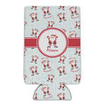 Santa Clause Making Snow Angels Can Cooler (Personalized)