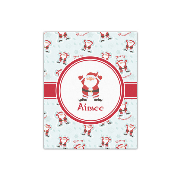 Santa Clause Making Snow Angels 16x20 - Canvas Print - Front View