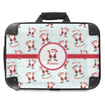 Santa Clause Making Snow Angels Hard Shell Briefcase - 18" (Personalized)