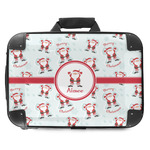Santa Clause Making Snow Angels Hard Shell Briefcase - 18" (Personalized)