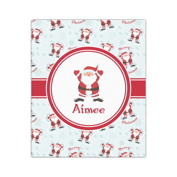 Santa Clause Making Snow Angels 20x24 - Canvas Print - Front View