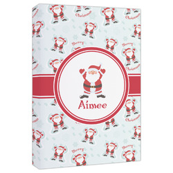 Santa Clause Making Snow Angels Canvas Print - 20x30 (Personalized)