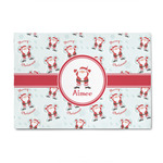 Santa Clause Making Snow Angels 4' x 6' Indoor Area Rug (Personalized)