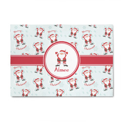 Santa Clause Making Snow Angels 4' x 6' Indoor Area Rug (Personalized)