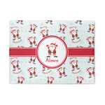 Santa Clause Making Snow Angels Area Rug (Personalized)