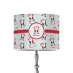 Santa Clause Making Snow Angels 8" Drum Lamp Shade - Poly-film (Personalized)