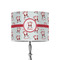 Santa Clause Making Snow Angels 8" Drum Lamp Shade - Poly-film (Personalized)