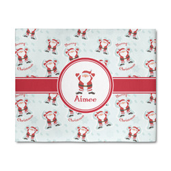 Santa Clause Making Snow Angels 8' x 10' Indoor Area Rug (Personalized)