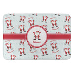 Santa Clause Making Snow Angels Anti-Fatigue Kitchen Mat (Personalized)