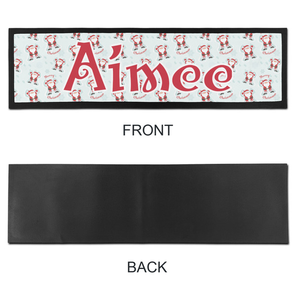 Santa Clause Making Snow Angels Bar Mat - Large - APPROVAL