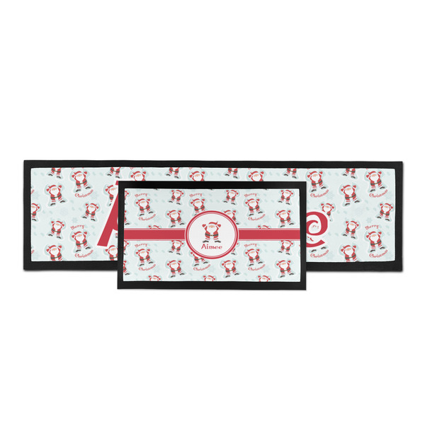 Santa Clause Making Snow Angels Bar Mat - Parent Main