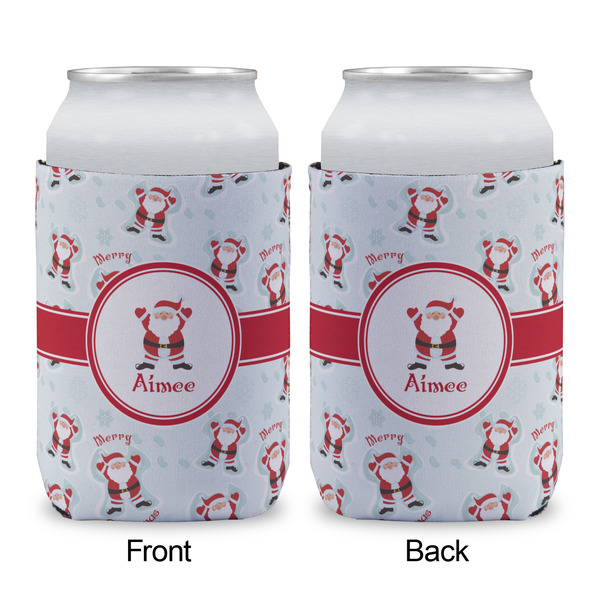 Santa Clause Making Snow Angels Can Sleeve - APPROVAL (single)