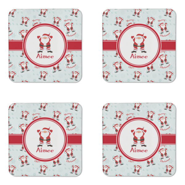 Santa Clause Making Snow Angels Coaster Set - APPROVAL