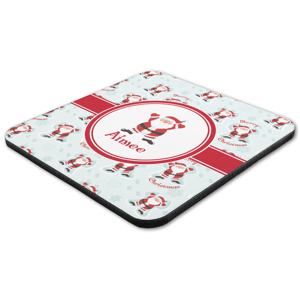 Santa Clause Making Snow Angels Coaster Set - FLAT (one)
