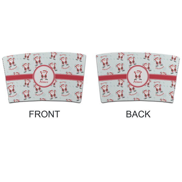 Santa Clause Making Snow Angels Coffee Cup Sleeve - APPROVAL