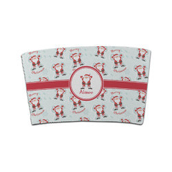Santa Clause Making Snow Angels Coffee Cup Sleeve (Personalized)
