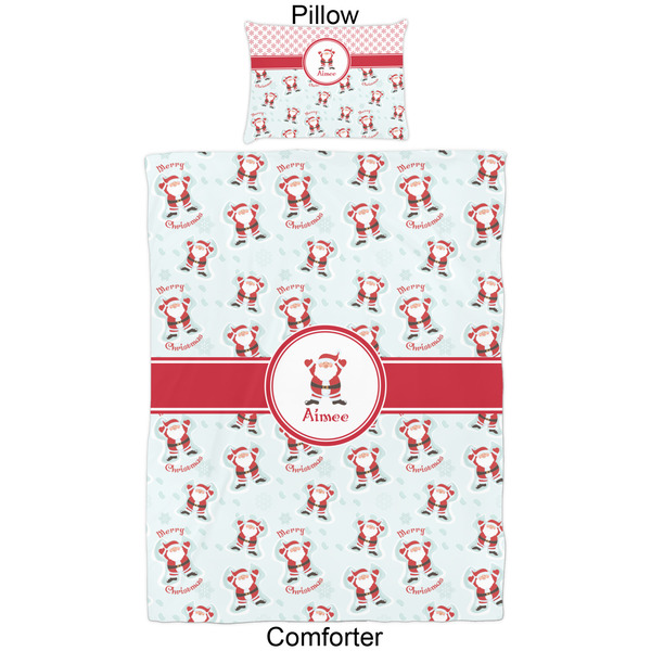 Santa Clause Making Snow Angels Comforter Set - Twin - Approval