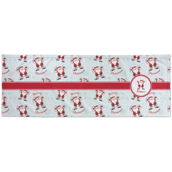 Santa Clause Making Snow Angels Cooling Towel- Approval
