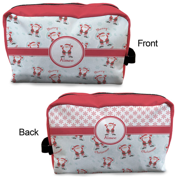 Santa Clause Making Snow Angels Dopp Kit - Approval