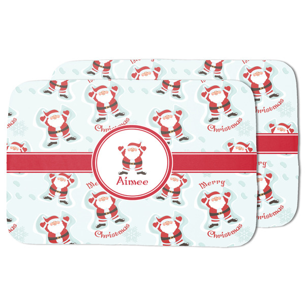 Santa Clause Making Snow Angels Drying Dish Mat - MAIN