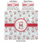 Santa Clause Making Snow Angels Duvet Cover Set - King - Approval