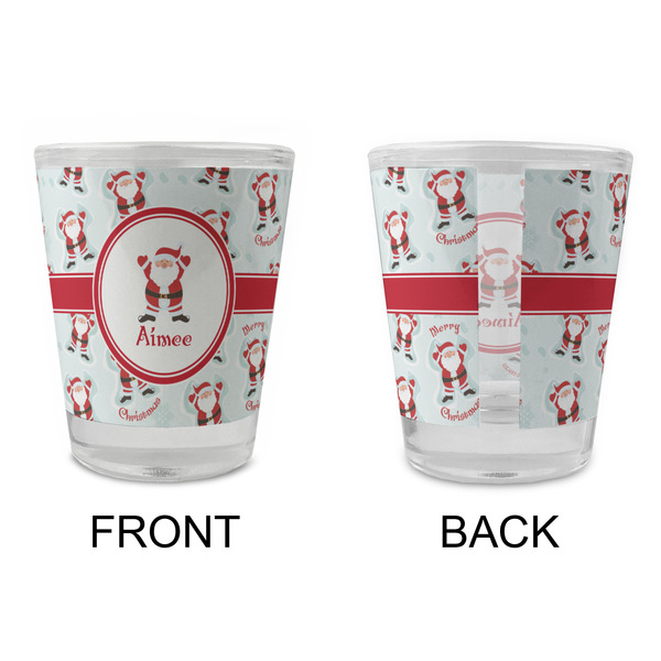 Santa Clause Making Snow Angels Glass Shot Glass - Standard - APPROVAL