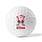 Santa Clause Making Snow Angels Golf Balls - Generic - Set of 12 - FRONT