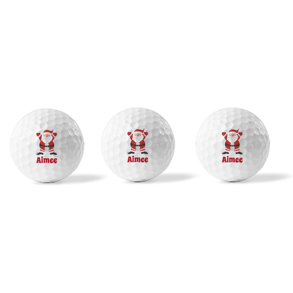 Santa Clause Making Snow Angels Golf Balls - Generic - Set of 3 - APPROVAL