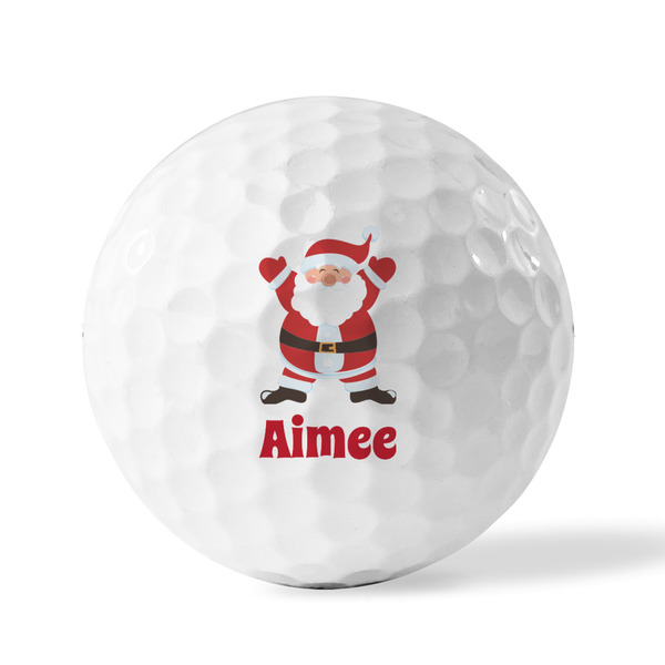 Santa Clause Making Snow Angels Golf Balls - Generic - Set of 3 - FRONT