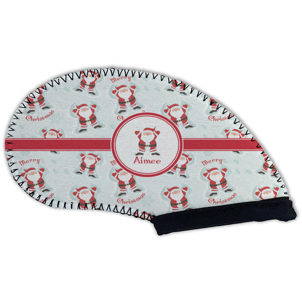 Santa Clause Making Snow Angels Golf Club Covers - BACK