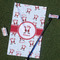 Santa Clause Making Snow Angels Golf Towel Gift Set - Main