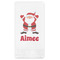 Santa Clause Making Snow Angels Guest Paper Towels - Full Color (Personalized)