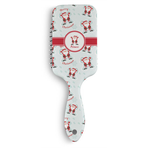 Custom Santa Clause Making Snow Angels Hair Brushes (Personalized)
