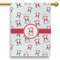 Santa Clause Making Snow Angels House Flags - Single Sided - PARENT MAIN