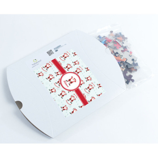 Santa Clause Making Snow Angels Jigsaw Puzzle 110 Piece - Box