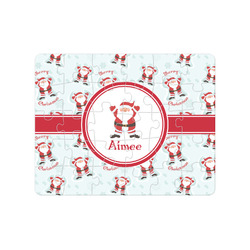 Santa Clause Making Snow Angels Jigsaw Puzzles (Personalized)