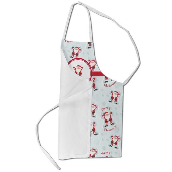 Santa Clause Making Snow Angels Kid's Aprons - Small - Main