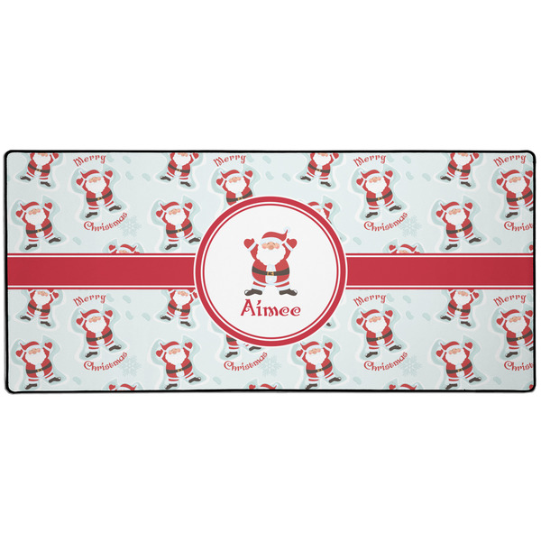 Santa Clause Making Snow Angels Large Gaming Mats - APPROVAL