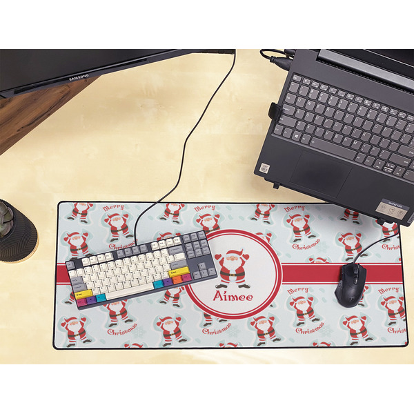 Santa Clause Making Snow Angels Large Gaming Mats - LIFESTYLE