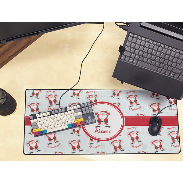 Santa Clause Making Snow Angels Large Gaming Mats - LIFESTYLE
