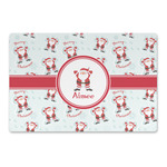 Santa Clause Making Snow Angels Large Rectangle Car Magnet (Personalized)
