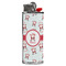 Santa Clause Making Snow Angels Lighter Case - Front